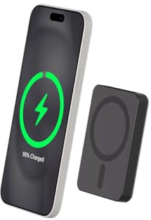 Powerbank 5000mAh Compatible MagSafe Induction 15W Noir Force Power