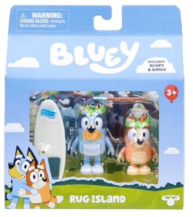Bluey Figura S14 2Pk Rug Island