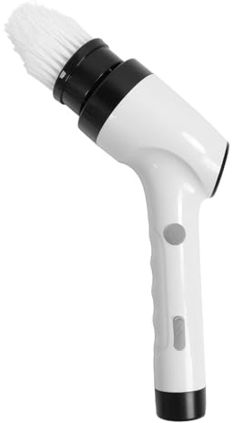 ZCCZJS Electric Cleansing Brush Handheld 8 in 1 Long Handle 25W Charging Cordless Shower Scrubber for Tub Tile Floor Car (Black)