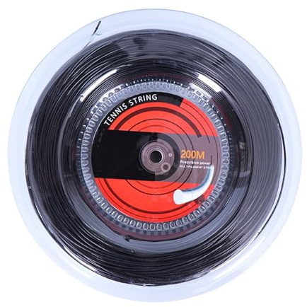 Cuerda de tenis – Cuerda de raqueta de tenis de 23 cm, material duradero, mejora la experiencia de golpeo, cuerdas de nailon con muñeca suave para jugadores junior e intermedio, ayudando a reducir el