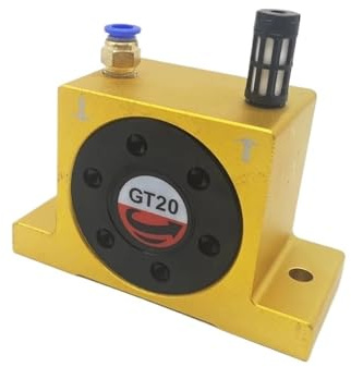 Vibratore pneumatico, Vibratore Pneumatico Turbo GT16/20/25 Motore Di Vibrazione 'aria Industriale For Tavoli Vibranti A Flusso Tramoggia Scarico Del Silo,per il trasporto(GT25)