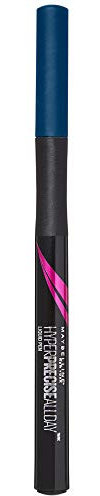 Maybelline New York Eyeliner, Hyper Precise Allday Liner, Wisch- und wasserfest, Nr. 720 Parrot Blue