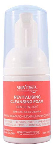 Revitalising Cleansing Foam - Gentle And Light Face Cleanser + Snail Secretion Filtrate + Centella Asiatica Extract + Vitamin E + Aloe Vera - Makeup Removing (100ml) Korean Glass Skin By SkinPep