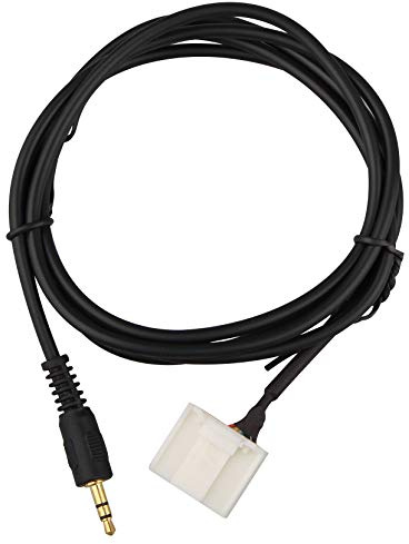 Jopto 3,5 mm AUX Audio Line Music CD Interface Adapter Cavo audio Jack Cavo Mp3 per Samsung Galaxy, Huawei, Sony Xperia Lumia, LG Phone, Lettore MP3 a Toyoyta Camry Corolla Reiz Highlander RAV4