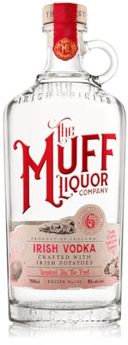 Muff Liquor Irish Potato Vodka 70cl | 40% ABV | Award-Winning Premium Spirit from Muff, Co. Donegal | Distilled 6 Times for a Smooth, Creamy Finish | Notes of Vanilla & Earthy Undertones