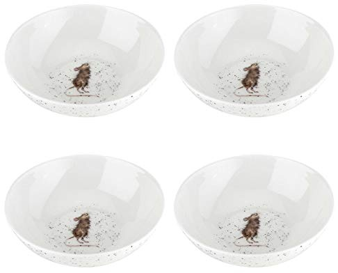 Portmeirion Home & Gifts WNPQ4078-XB Lot de 4 bols en céramique