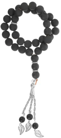 Healifty Muslimische Gebetskette Aus Glasperlen Tasbih Armband Rosenkranz Schmuck GebetszubehöR FüR Pilgerfahrt Meditation Und TäGliche Dekoration 1 StüCk