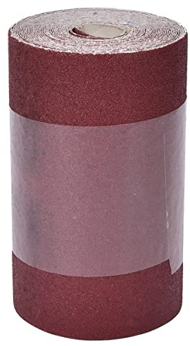 Aluminium Oxide Sanding RED Roll 40 | 60 | 80 | 120 GRIT Anti Clog Sandpaper Sheets 115M x 5M Carpenter Painter DIY Coarse Plumber Workshop Woodwork Hand Tools UK FREE P&P (P80 Grit (Medium))