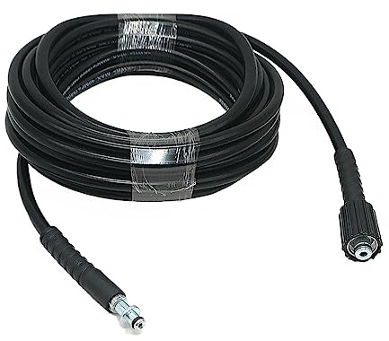 Cowhilan Tuyau de Nettoyage Haute Pression Compatible avec Karcher Série Nettoyeur Haute Pression, Tube de Nettoyage de Tuyau D'eau pour cour de Jardin, 20M