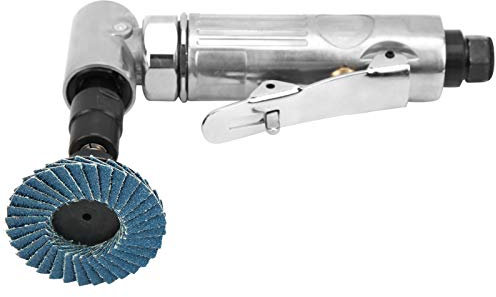 Meuleuse Pneumatique, Mini Ponceuse Pneumatique à Angle Droit 20 000 à 25 000 Tr/min Construction de Roulements à Billes Meulage Pneumatique Polissage, Fraiseuses électriques