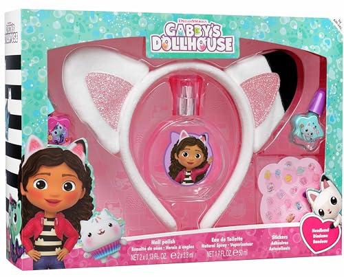 Gabby's Dollhouse Coffret EDT 50 ml, bandeau et kit manucure