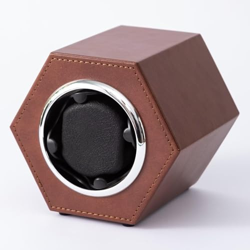 findtime Automatik Uhrenbeweger 1 Uhr Watch Winder Box Type-C USB Aufladen luxuriöser Automatischer Uhrendreher leise Uhrenbeweger für Automatikuhr Uhren Bewegungsgerät Uhrenbeweger für eine Uhr