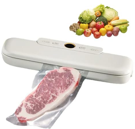 TsoLay Vacuum Sealer, Food Bag Sealer, Automatic Food Vacuum Sealer Machine With10Pcs Vacuum Sealers Bags, 30cm Seam, for Preserving Meat, Fish, Fruits, and Vegetables