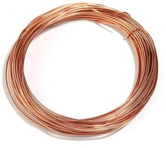 VONCYKI 0,6/0,8/1,0/1,2/1,5/2 mm, Edelstahl, Aluminium, Basteldraht, Metalldraht, Schnur für Schmuckherstellung, Zubehör (Roségold, 0,8 mm x 10 m)