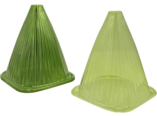 Pflanzenhut 10er Pflanzenschutz Frostschutz Schneckenschutz Frühbeet Haube | BURI, Jungpflanzen, Vogelschutz, wiederverwendbar, wetterbeständig, Anzucht, Gemüsebeet, Garten, Schutzhaube, robust