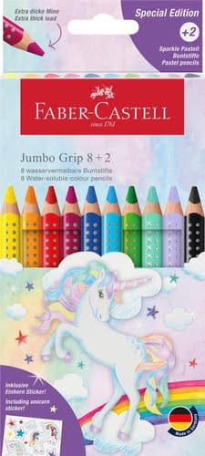Faber-Castell Buntstift Jumbo Grip Einhorn 8+2 Karton (10 piece)