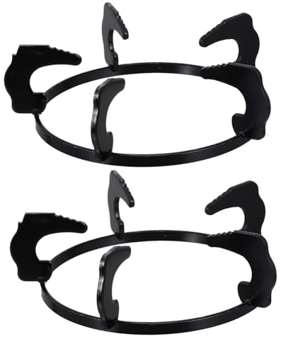 SMASOLO Soporte Para Sartenes y Wok De Hierro Fundido 2 Piezas Diámetro De 18,5 Cm, Apto Para Estufas De Gas Domésticas y Ollas Pequeñas
