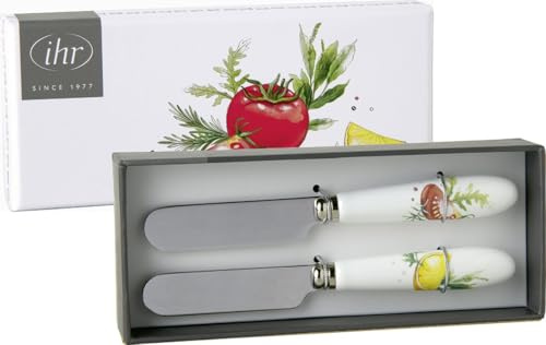 IHR Ideal Home Range Buttermesser Set Motiv: Fresh Tomatoes - Tomaten Gemüse