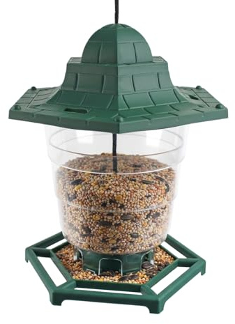 Vogelfutterstation für den Außenbereich – einziehbares und wetterfestes Design – Vogelfutterstation für Garten – für Garten, Terrasse, Brücke, Beobachtung von Balkon, Geländer, Winter