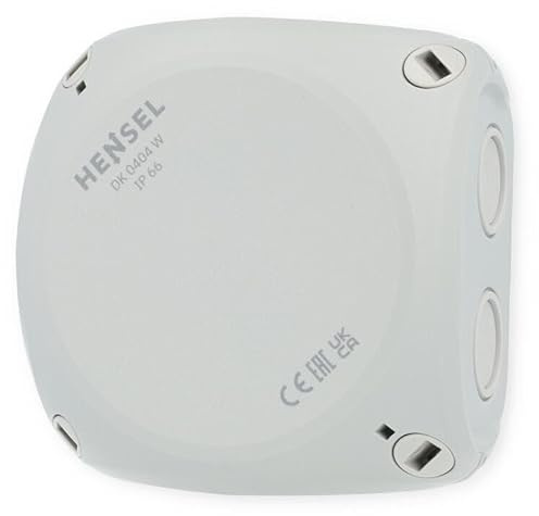 Hensel 62000232 Abzweigkasten (L x B x H) 104 x 104 x 70mm Grau IP66 5St.