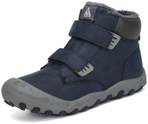 Mishansha Bottes Neige Enfant Hiver Chaudes Fourrées Bleu 25 EU