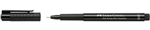 Faber-Castell 167799 - Tuschestift Pitt Artist Pen XXS, Strichstärke 0.05 mm, Farbe 199, schwarz, 1 Stück