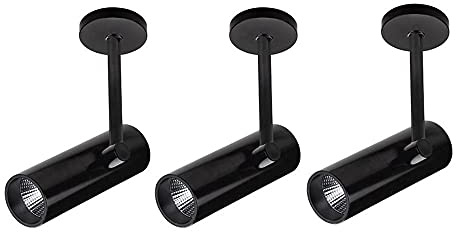 QYRKYP Spotlight Led Spotlight Accent Spot Lighting Indoor, 3 Accesorios de Luz de Montaje en Techo Ajustables, 10W Luces de 10W Spotlights Montados en la Superficie para la Cocina de la Sala de Estar