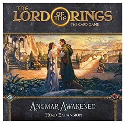 Der Herr der Ringe Das Kartenspiel Angmar Awakened Hero Expansion - Kooperatives Abenteuerspiel, Strategiespiel, ab 14 Jahren, 1-4 Spieler, 30-120 Minuten Spielzeit, hergestellt von Fantasy Flight