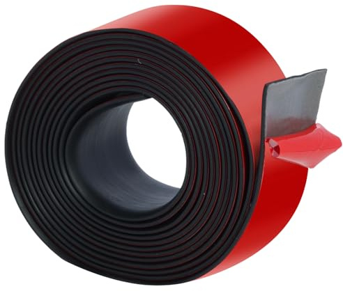 Bande Adhésive en Néoprène, Tapis et Feuille de Caoutchouc, Plaque Solide pour Projet Bricolage, Protection Antidérapante (50mmx3mmx3m)
