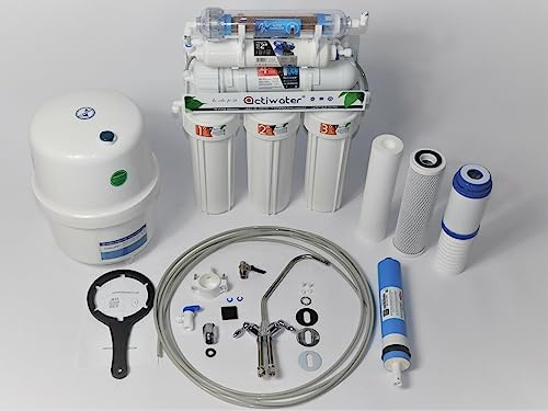 Actiwater 11 Stufen Umkehrosmose Anlage Membran AntiViren Bakterien Tank 8L