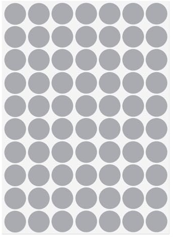 sourcing map 1 Sheet/70Pcs Screw Hole Cover Stickers, 18mm Dia PVC Self Adhesive Covers Caps Dustproof for Wood Furniture Cabinet Shelf Wardrobe, Gray