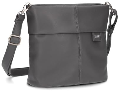 Zwei Damen Handtasche Mademoiselle.M M8 Crossbody Bag 3 L Umhängetasche aus Kunstleder mit Geheimfach & Hauptfach mit Reißverschluss, inkl. kurzem & langen abnehmbaren Schultergurt