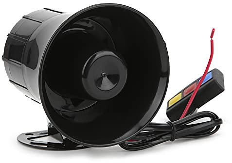 12V 30W Auto 3 Töne Lauter Hornlautsprecher Motorrad Megaphon Elektronische Warnsirene Krankenwagen Dröhnen
