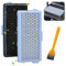 2 Staubsauger Filter für Miele HEPA Filter für Miele S8340 Active AirClean SF-HA 50 Filter Ersatz für Miele Staubsauger Compact C1 C2 Complete C2 C3 Passend für S4, S5, S6, S8 Serie mit Staubpinsel