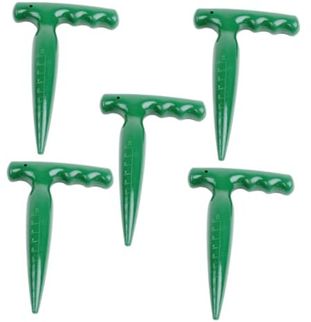 jojofuny Pflanzwerkzeug Aus Kunststoff Gartenbodenlocher Für Sukkulenten Und Gemüseanbau Handpflanzholz Mit Polierter Oberfläche Für Präzises Lochen Und Setzlingspflege