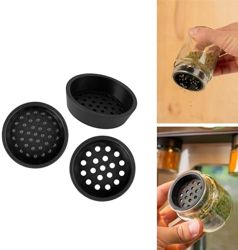 Mixing Inserts for Silwy Delicatessen Magnetic Glasses (Set of 3) - Set of 2 Fine Shakers and a Coarse Shaker Insert