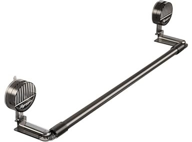 Gardinenstangen, ausziehbar, Teleskopstange mit Saugnäpfen, ausziehbare Duschvorhangstange mit Drehecke, 95–195 cm, weiße Gardinenstangen für Badezimmer, Fenster, Schrank, Kleiderstange, Schwarz (Tr