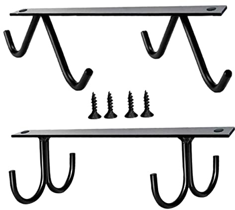 BRIGHTFUFU 2juego Portavasos De Cocina Soporte Para Tazas Colgador De Tazas Armario Organizador Para Secar y Botellas Para Cocina Pequeña