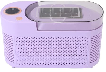 CHICIRIS Machine à Glaçons de Bureau, Machine à Glaçons Portable avec Cuillère à Glace, 8 Cubes en 10 Minutes, Mini à Compacte pour Maison, Bureau, Camping-car (Prise UE)