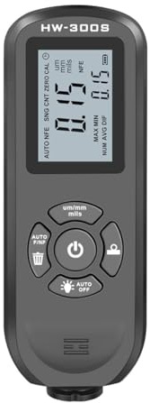 ULTECHNOVO 1satz Schichtdickenmessgerät für Auto Lackmesser mit HD display Langlebiges Beschichtungsmessgerät Tragbarer Lacktester mit Präziser Sonde Robustes Dickenmessgerät
