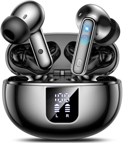 EUQQ Auriculares Inalámbricos Bluetooth 5.4 con ENC Cancelación de Ruido