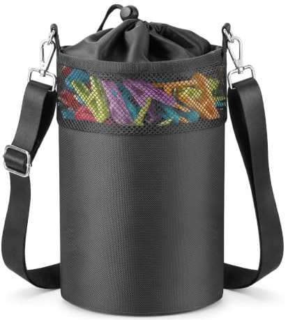 FANTU Sacchetto per Mollette Borsa per Mollette con Tracolla e Ganci | Borse per Grande Porta Mollette da Bucato per 200 Mollette Portamollette da Esterno da Appendere per Bagno Balcone