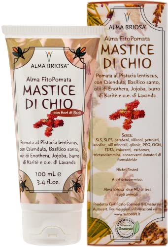 FitoPomata Mastice di Chio - Alma Briosa - pomata disarrossante, lenitiva, cicatrizzante - 100 ml, 1, 1
