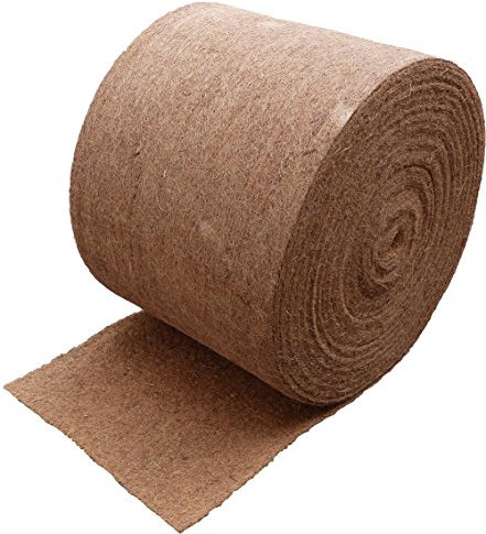 Proflora Hochbeet Matte Kokosfaser Matte Winterschutzmatte Unkrautvlies - Meterware - 25m x 0,5m Rolle