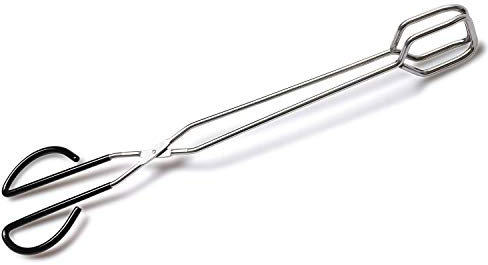 Stainless Steel Kitchen Tongs, Hiash 16 Inch Extra Long Scissor Tongs with Comfortable Handle for Barbecue Grilling