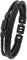s.Oliver Armband Edelstahl Carbon/Leder Herren Armschmuck, 20+1,5 cm, Schwarz, Kommt in Schmuck Geschenk Box, 2022637