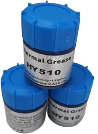 U-K HY510 - Composé de silicone gris - Pâte thermique - Dissipateur thermique - Pour processeur GPU - Chipset ordinateur portable - Refroidissement utile et pratique