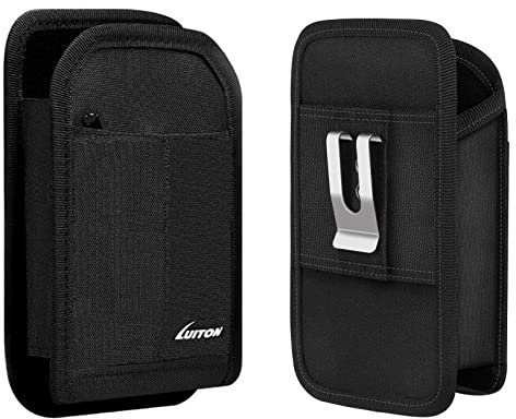 Zebra TC77 TC70 Scanner-Holster-Tragetasche, kompatibel mit Zebra TC75x, TC75, TC70x, TC70, TC72, TC77 Handheld Barcode Touch Mobile Computer, Scanner-Hülle mit Metallclip und Gürtelschlaufen