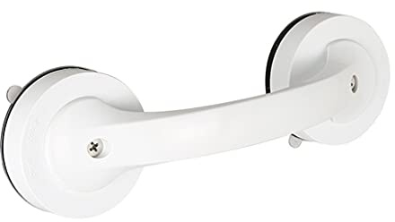 Saugnapf-Griff, Kühlschrank-Saugnapf-Griff, starker Saugnapf, Griff, Schublade, Schrank, Tür, Glas, Weiß/Schwarz, Badezimmer-Griffe für Dusche mit Saugnapf, Badezimmer-Griffe für ältere Menschen