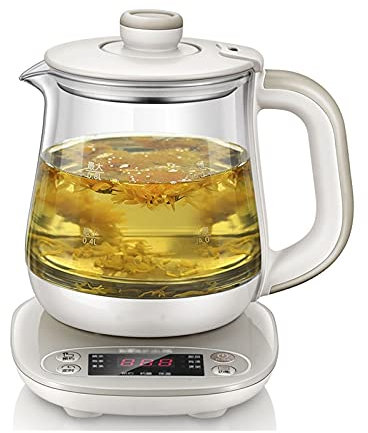 -Kitchen Kettles, Tea Kettles Kettles for Boiling Water Automatic Multifunction Preserving Pot Tea Dessert Multi Cooker Teapot/White